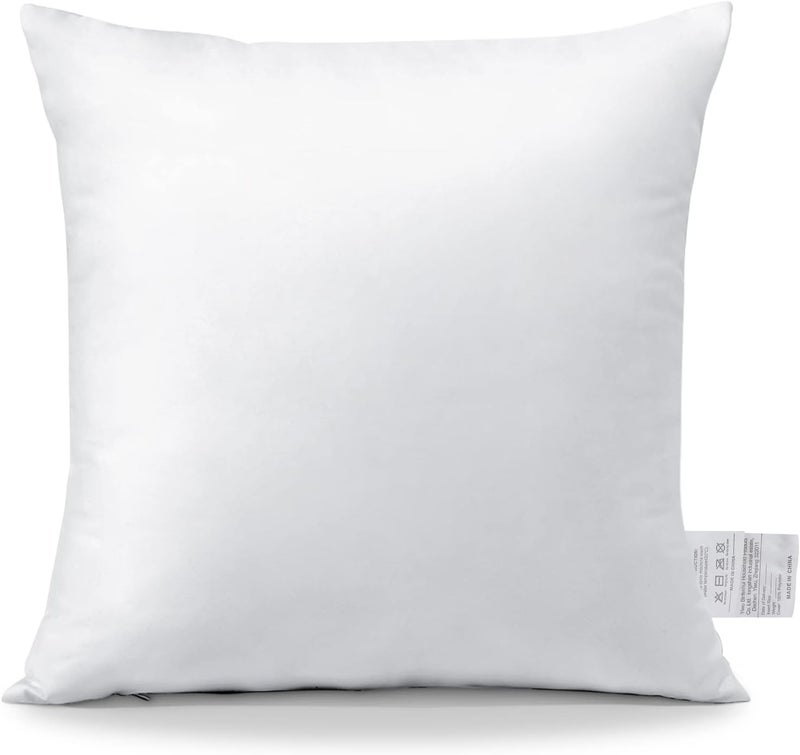 Otostar Throw Pillow Insert, 16 x 16 Square Cushion Inner Soft Fluffy Plump Stuffer Cushion Pad White Decorative Pillow Insert - Image 1